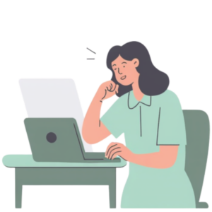 woman on laptop